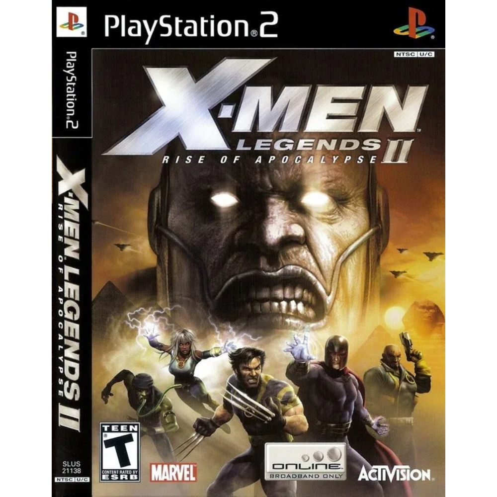 Jogo X-men Legends Ii: Rise Of Apocalypse Ps2