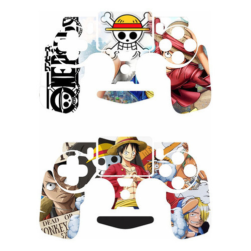Adesivo Skin Playstation Ps4 Slim + Controles One Piece — imagem 2 de 2