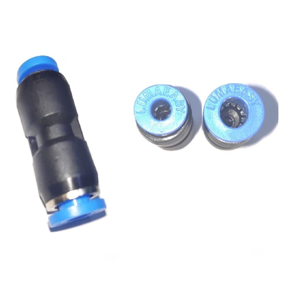 Redução engate rápido 4/6mm, União Reta Redução Tubo 4X6mm