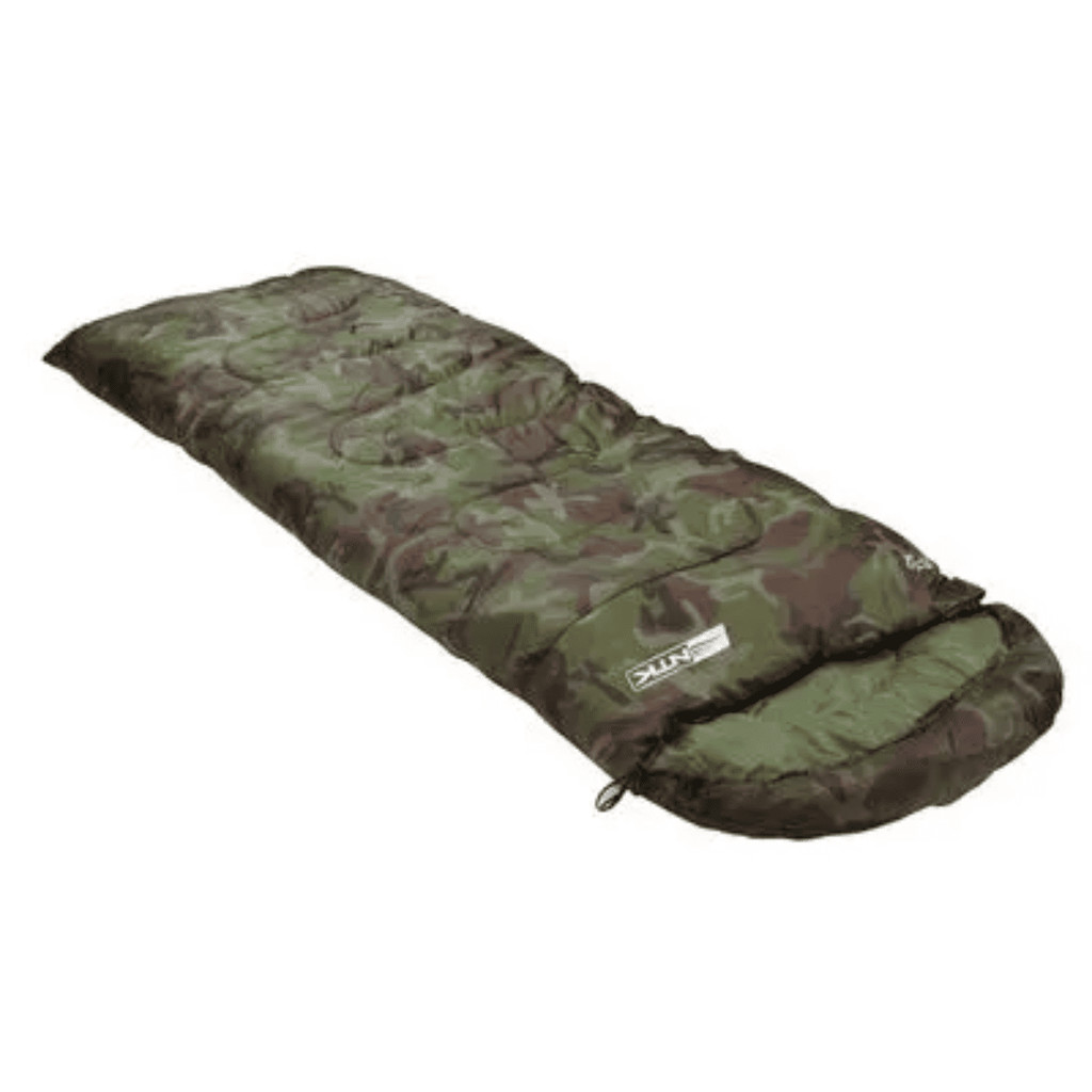 Saco de Dormir Nautika Viper Solteiro Camuflado p/ Temperatura Entre 5°C à 12°C