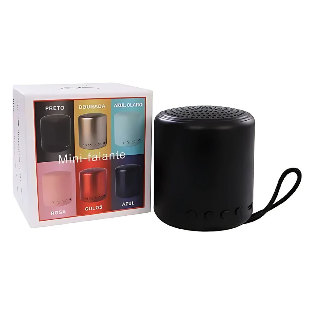 Mini caixa de som Bluetooth AL-6889 Altomex USB/FM/AUX *LER DESCRIÇÃO*