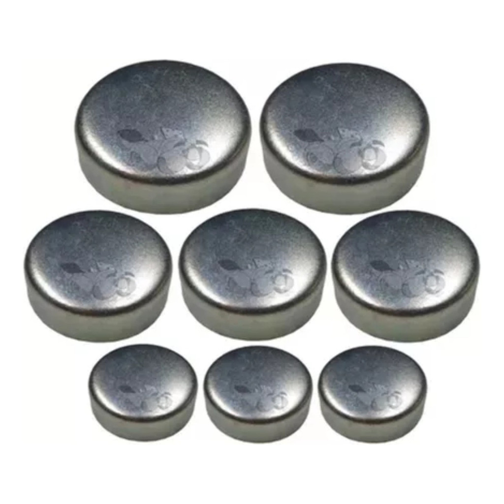 9 Selos Aço Mtr Gm 6cc 250s 4.1 Opala Bloco Cabeçote Comando