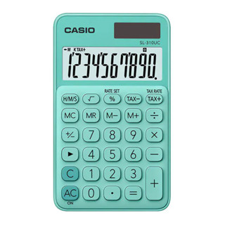 Calculadora de bolso 10 digitos SL-310UC-GN Verde Casio