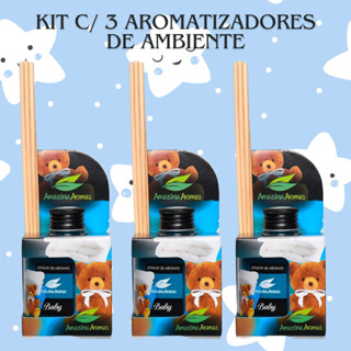 Top Center Online Kit 3 Aromatizadores Perfume De Ambiente Difusor De Aromas 270 ml- Amazonia em Oferta na Shopee