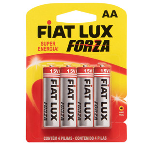 Pilha Comum AA Com 4 Unidades Forza Fiat Lux