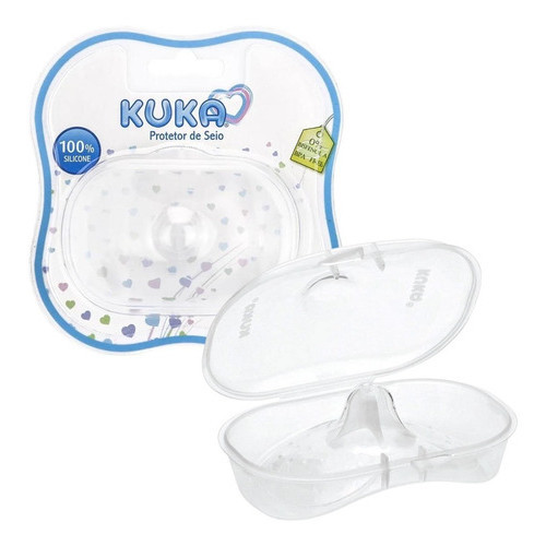 Protetor De Seios Kuka Silicone Para Amamentação