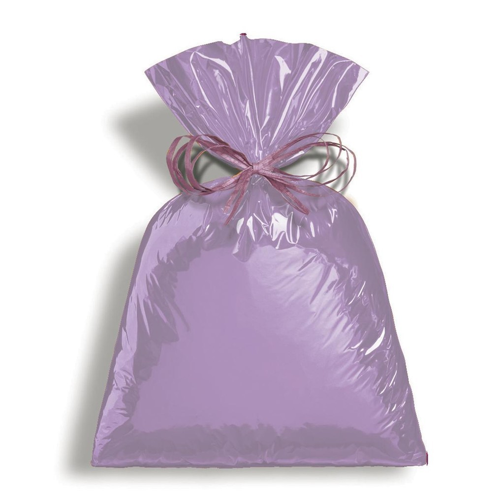 50 Un Saco embalagem metalizado Lilás para presentes lojas festa 20x29 cm Cromus em Oferta na Shopee