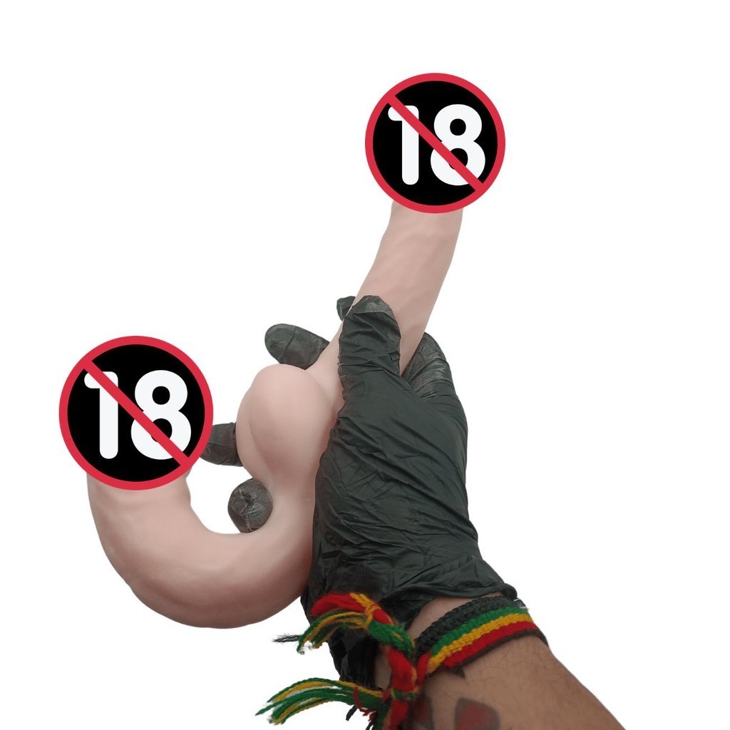 Dildo Pênis Duplo Lésbico Duas Pontas 23 X 3,6 Penetração Dupla