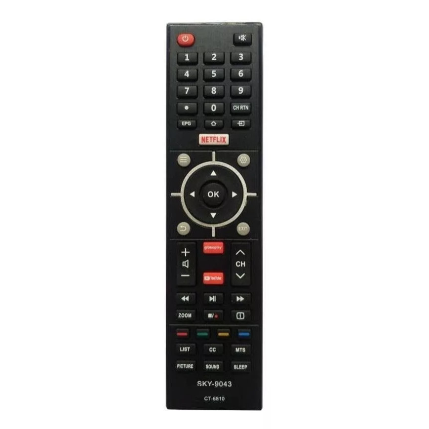 Remote Control Semp Toshiba Smart Netflix Youtube Ct6810 Fbg9043