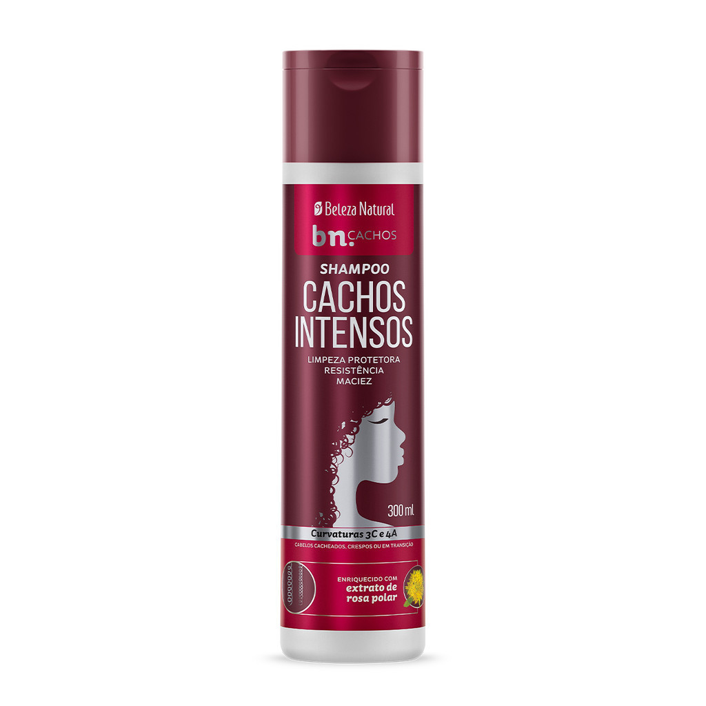 Shampoo Beleza Natural Cachos Intensos 300ml bn.Cachos em Oferta na Shopee