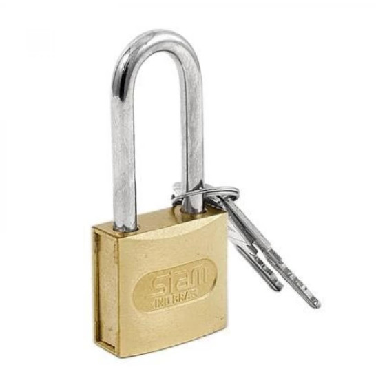 Cadeado de Segurança Haste média Zamac Ecoat Stam 25 ou 30mm em Oferta na Shopee