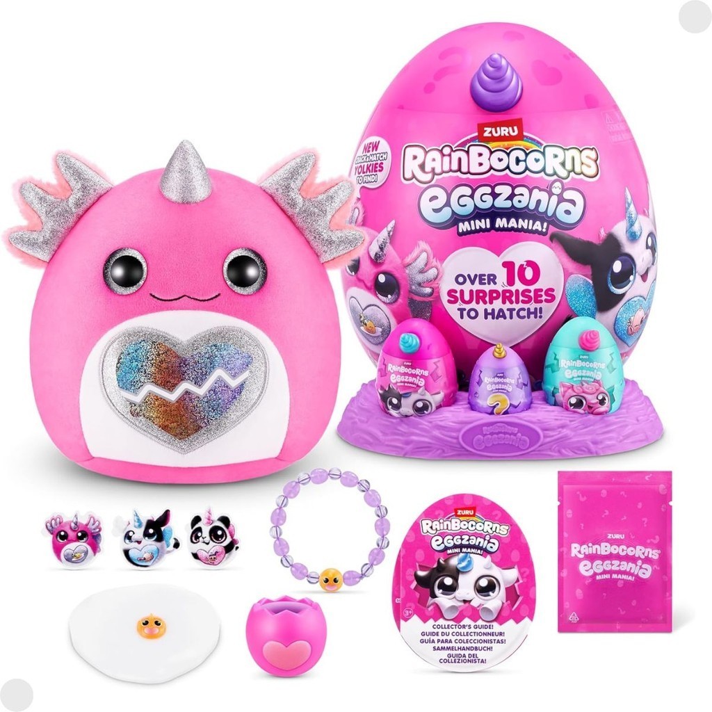 Rainbocorns Eggzania Mini Surprise Series 1 Roxo F0149-9B - Fun em Oferta na Shopee