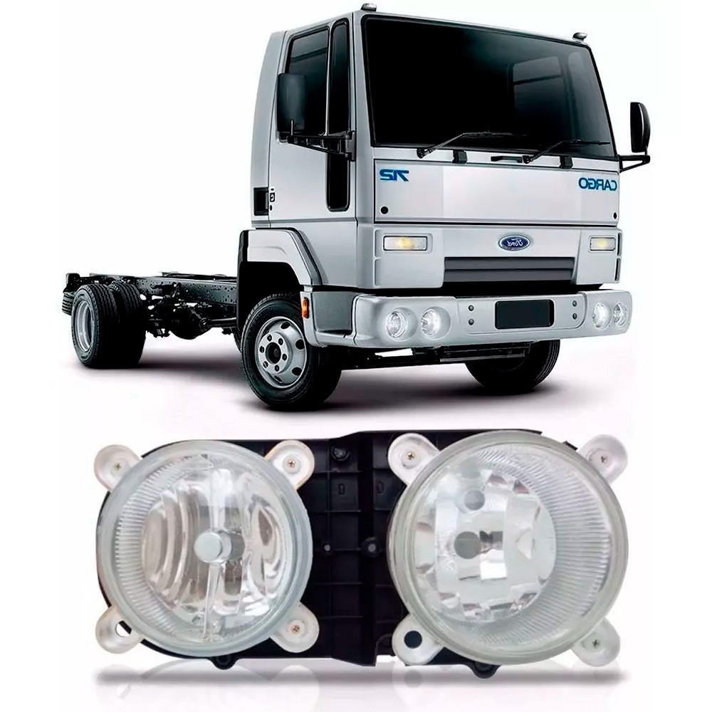 Farol Duplo Ford Cargo 712 815 816 2000 a 2012 Bojo Horizontal Lado Direito (Passageiro)