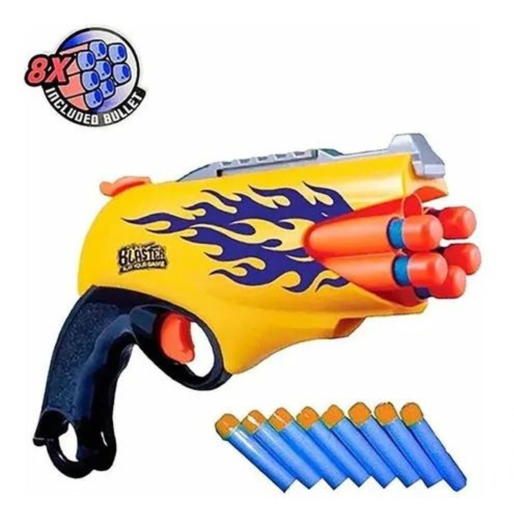 Pistola Lança Dardo Nerf Supershot Blaster Cores