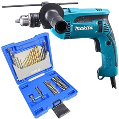 Furadeira Industrial 1/2 POL de Impacto 760W HP1640K com Maleta MAKITA