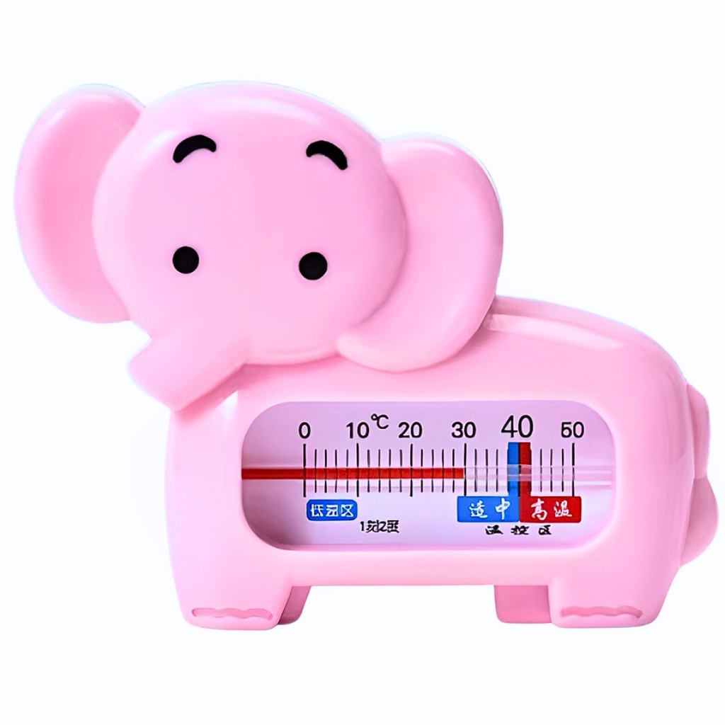 Termômetro de Banho Elefante Infantil Elefantinho Rosa - Castela