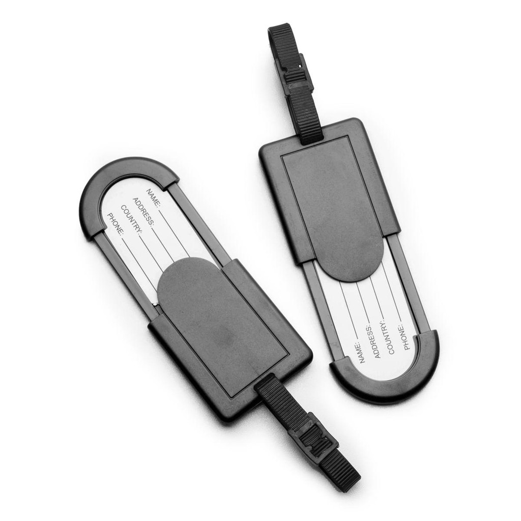 Etiqueta Retratil para Bagagem Preto em Oferta na Shopee