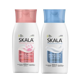 Kit Creme Corporal Rosas Amêndoas E Proteína Leite Skala em Oferta na Shopee