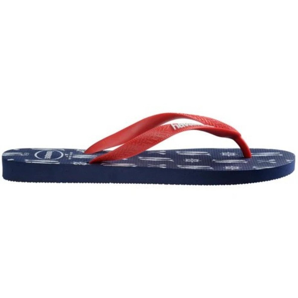 Detalhes do Chinelo Havaianas Top Nautical - Marinho e Vermelho