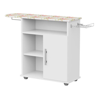 Tabua de Passar Roupa com Organizador Porta e Prateleiras Branco em Oferta na Shopee