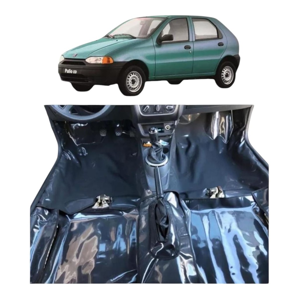 Tapete Carpete Assoalho Vinil FIAT Palio 96 Á 2000 2/4 Pt