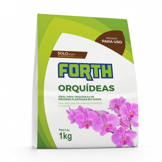 Substrato para Orquídeas Forth Jardim 1kg Pronto para Uso