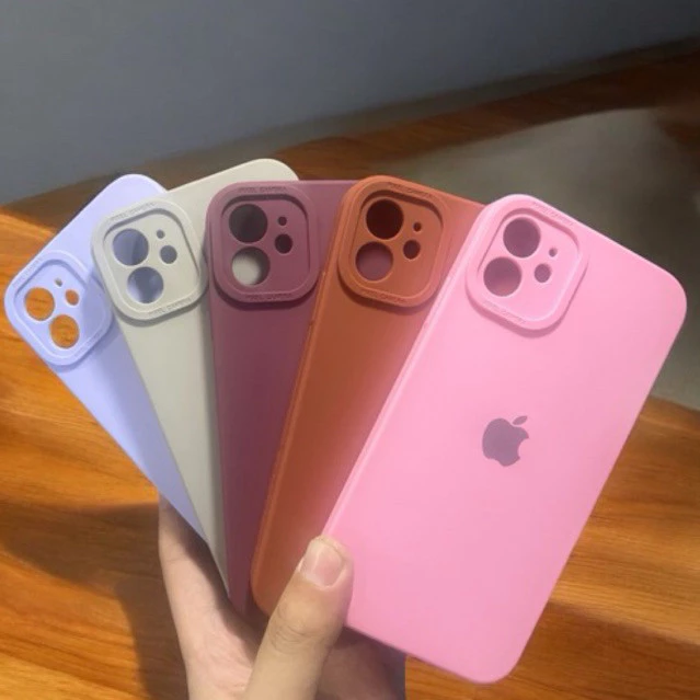 Capa Capinha Para IPhone 11 11pro 11promax Silicone Aveludada C/ Proteção na Câmera Fechada Quadrada