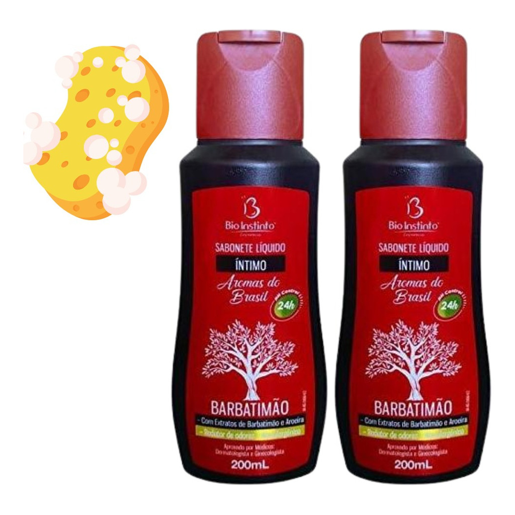 Kit 2 Sabonete Íntimo Feminino Barbatimão Redutor De Odores em Oferta na Shopee