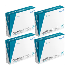 kit 4 CefaWorld 150mg para Cães e Gatos - 12 Comprimido