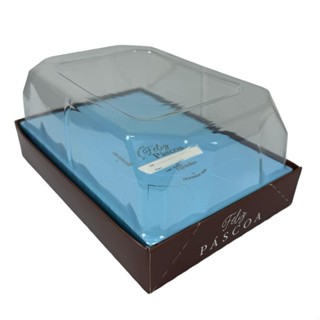 10 CAIXA OVO DE COLHER  PÁSCOA  3X1 250/350/500G-C/ TAMPA MONTADA- JR  COC5  AZUL/MARRO em Oferta na Shopee