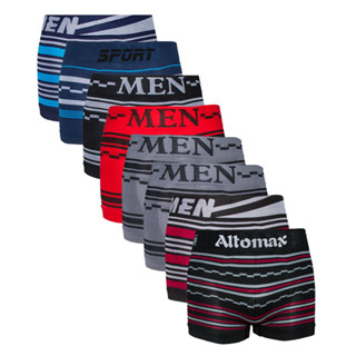Kit Cueca Box Men Microfibra Sem Costura 8 Peças