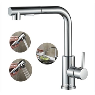 Torneira De Cozinha Monocomando Gourmet Extensível Cromo