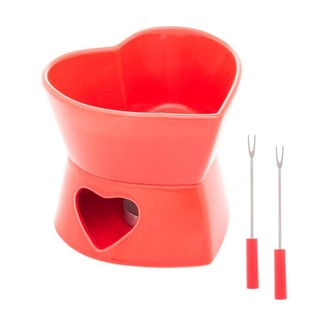 Aparelho Foundue Wolff Coração de Porcelana Vermelho 400ml em Oferta na Shopee