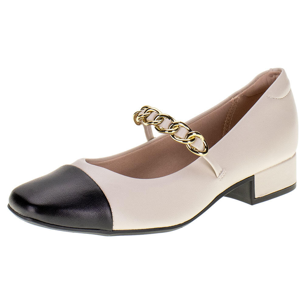 Sapato Feminino Salto Grosso Moleca - 5795104 - Women Shoes