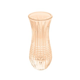 Vaso Wolff Queen de Cristal Âmbar 6cm x 15cm