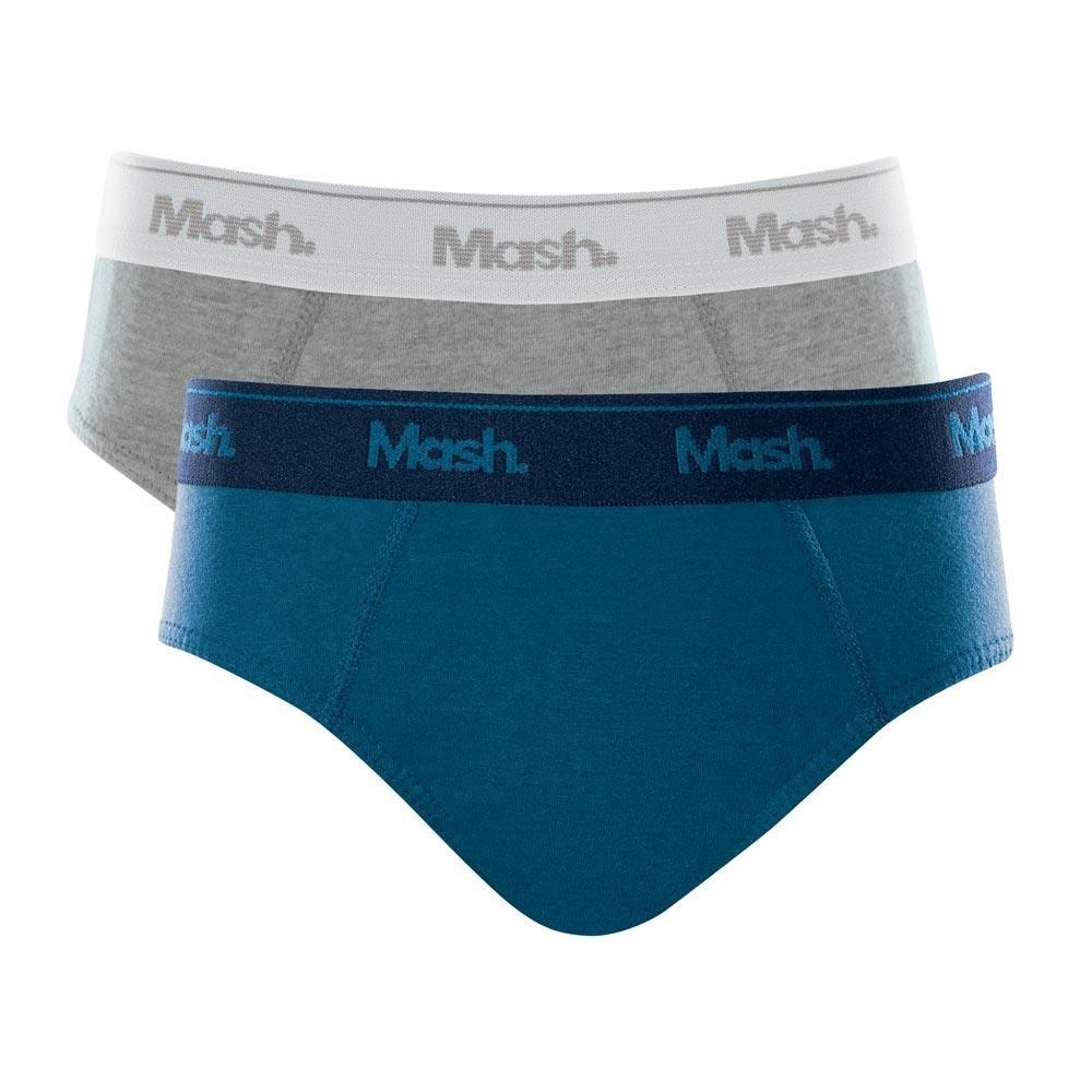 Kit 2 Cuecas Slip Algodão Infantil Mash em Oferta na Shopee