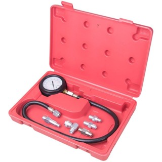 Medidor de Pressão de Óleo - Sistema de Lubrificação 0 a 170 bar c 5 Adaptadores e Estojo - FortG em Oferta na Shopee