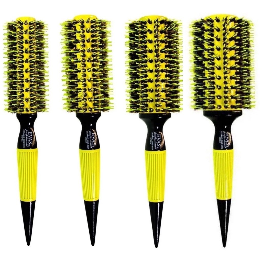 Kit 4 Escovas Evas 3006, 3005,3004 3003 Profissional