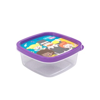 Pote de Plástico Quadrado 580 ml Mundo Bita Plasútil
