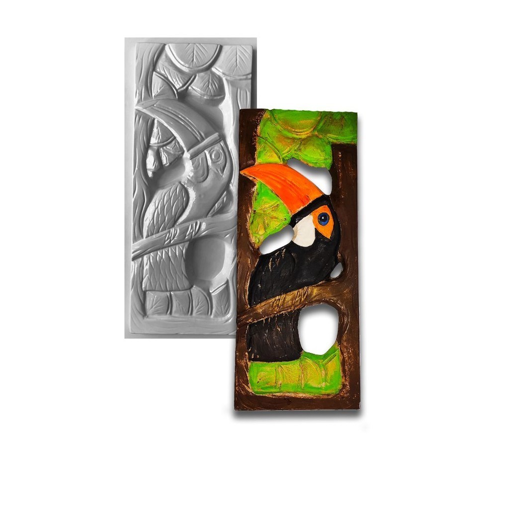 Forma Para Fabricar Decoração Para Enfeite Tucano 49x19,5cm