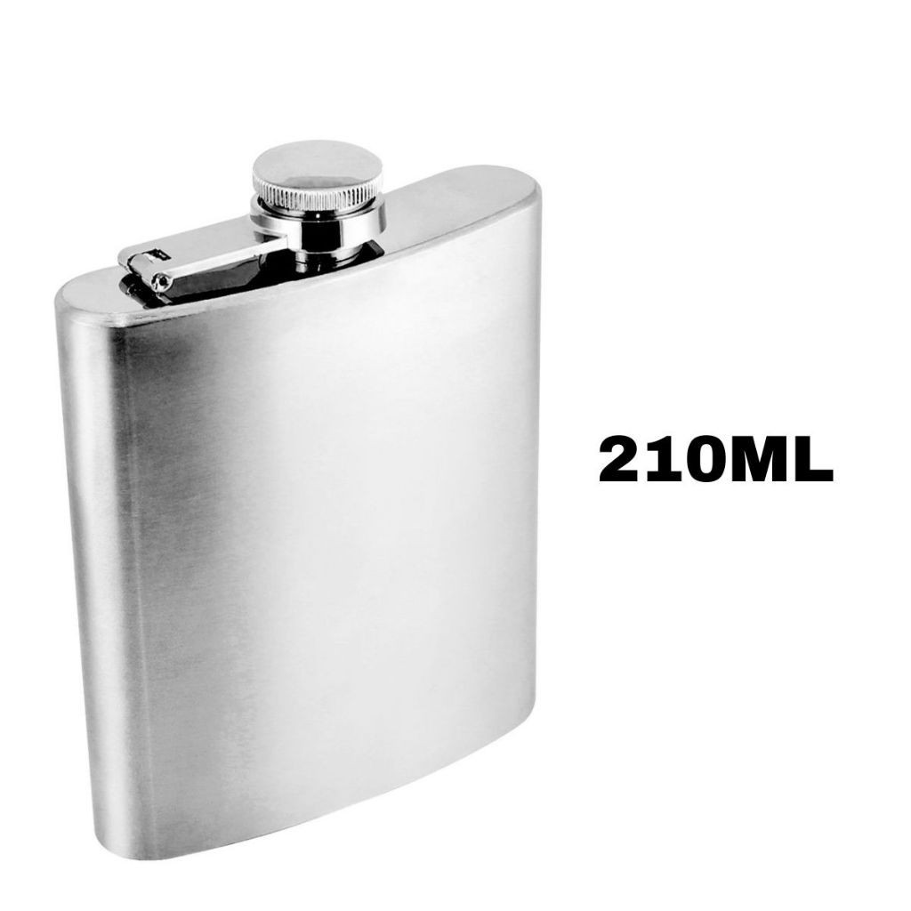 Cantil de Inox Alta Qualidade Porta Bebida Whisky Vodka De Bolso
