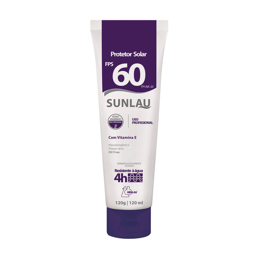 Protetor Solar FPS 60 - 120gr. - Sunlau