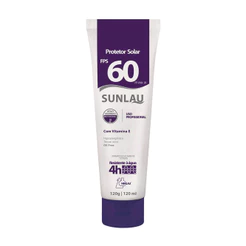 Protetor Solar FPS 60 - 120gr. - Sunlau