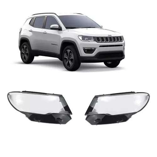Lente Farol Jeep Compass 2017 2018 2019 2020 2021