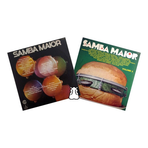 2 Lps Samba Maior Disco De Vinil 1974 - 1975 Volume 2
