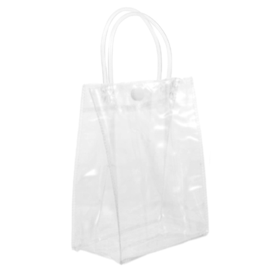 Sacola Transparente Botão - 23x11x33 - 1 unidade - Rizzo - Rizzo