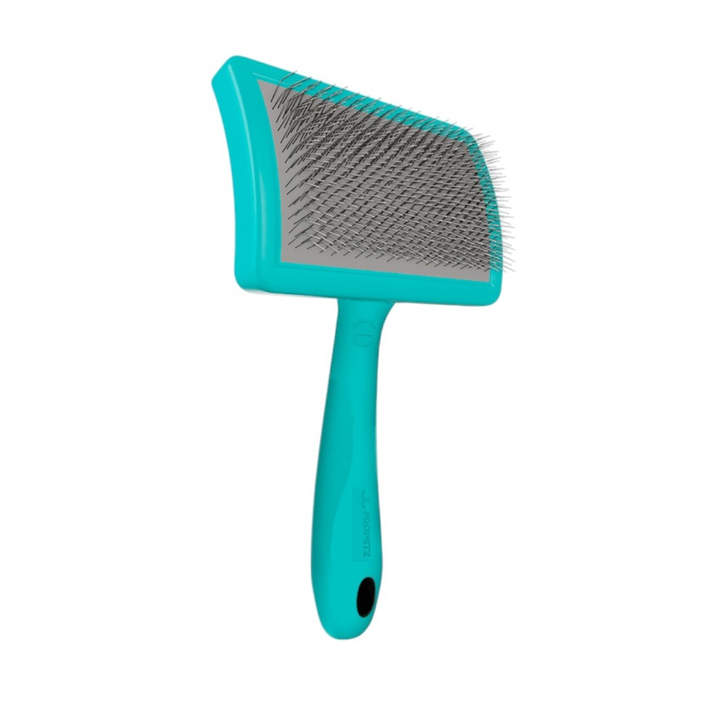 Rasqueadeira Pet Curva Sem Bolinha Grande Propetz