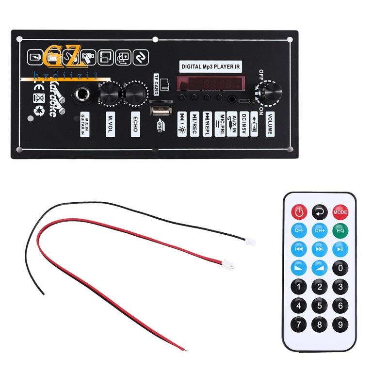 3.7V Placa Amplificadora Quadrada Dança Alto-Falante Amplificador Suporte Bluetooth AUX TF-Cartão U-Disco Gravação 5-8 P