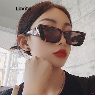 Lovito Óculos De Sol Casuais Simples Com Proteção Uv Para Mulheres LCS06197