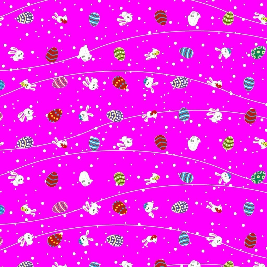 100 Sacos Express P/OVO DE PÁSCOA COELHOS PINK  Ovo Páscoa 100g a 150g - 24X24 cm  INOVE